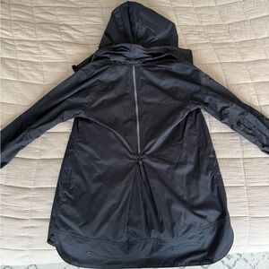 Lululemon Fo Drizzle Jacket Zip Rain Supreme Hooded Black Layer Blk/Camo 6
